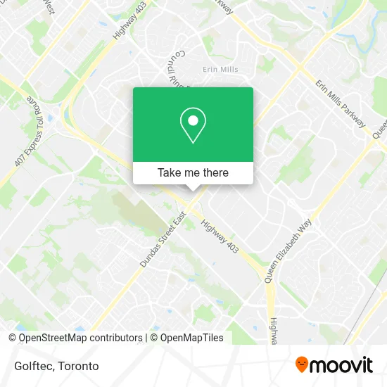 Golftec map
