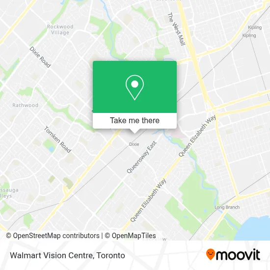 Walmart Vision Centre map