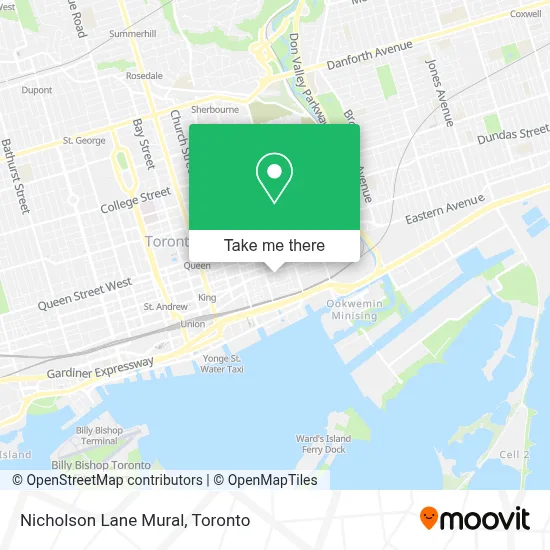 Nicholson Lane Mural map