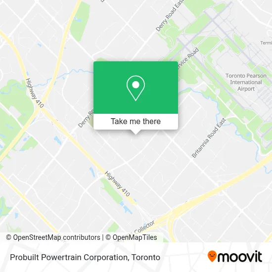 Probuilt Powertrain Corporation map