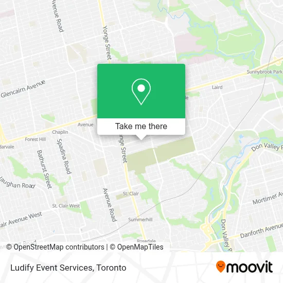 Ludify Event Services map