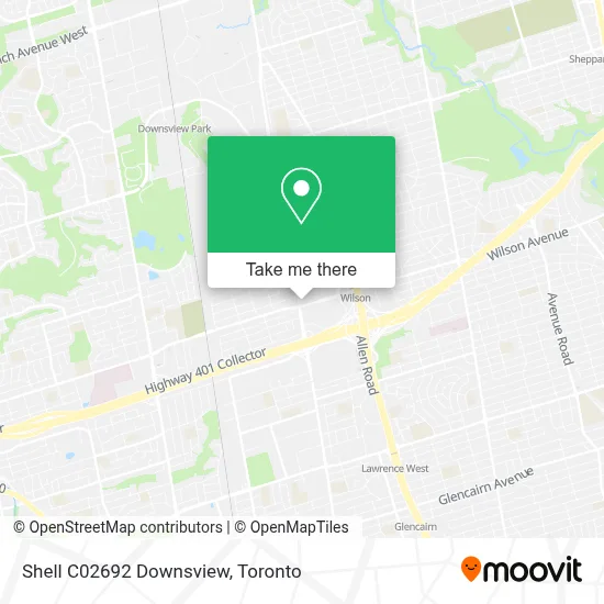 Shell C02692 Downsview map