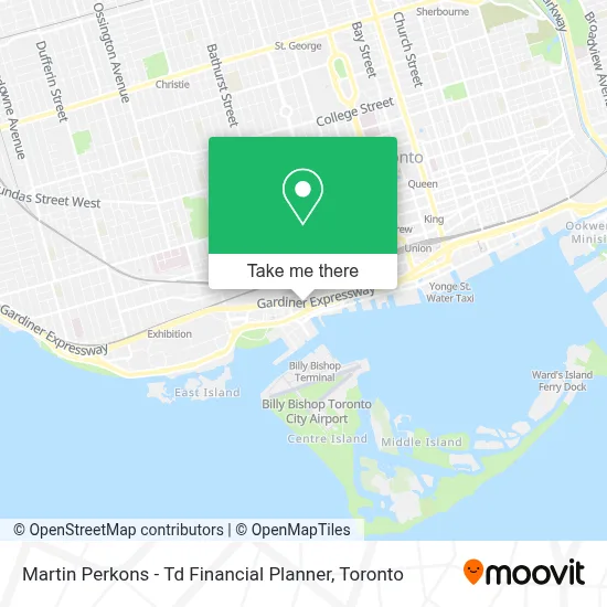 Martin Perkons - Td Financial Planner map