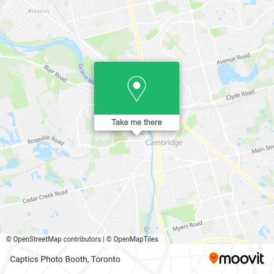 Captics Photo Booth map