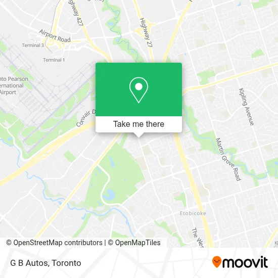 G B Autos map
