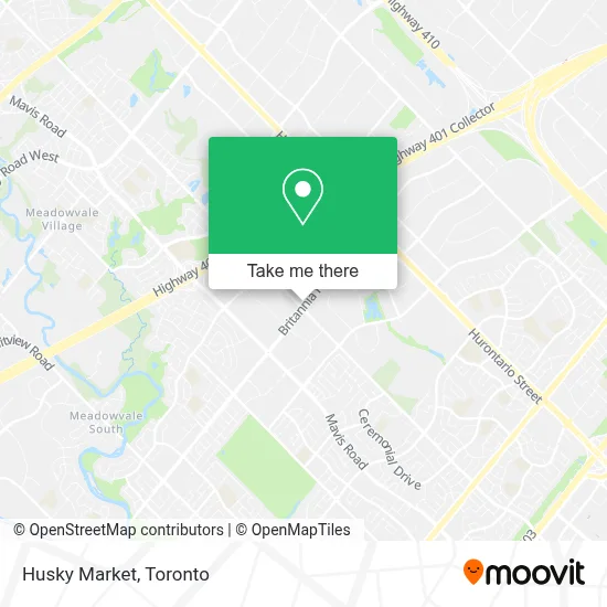 Husky Market map