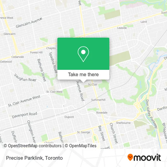 Precise Parklink map