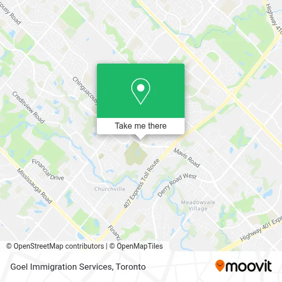 Goel Immigration Services map