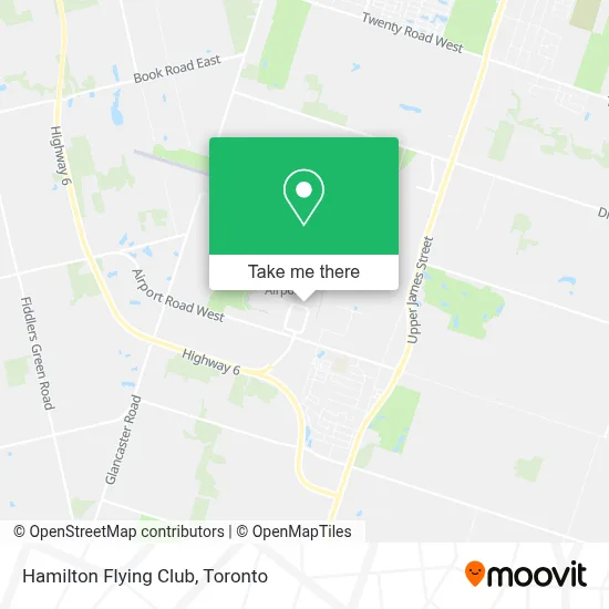 Hamilton Flying Club map