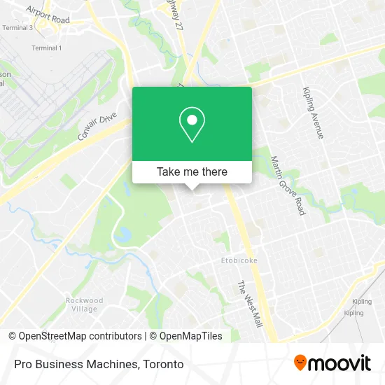 Pro Business Machines map