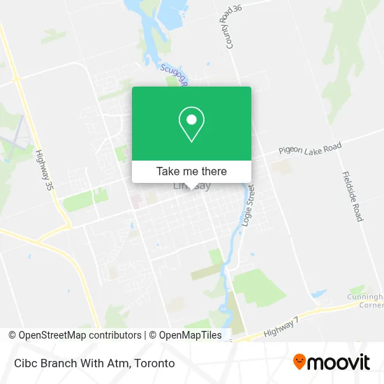 Cibc Branch With Atm map