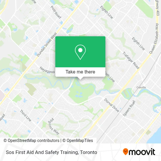 Sos First Aid And Safety Training map