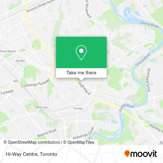 Hi-Way Centre map