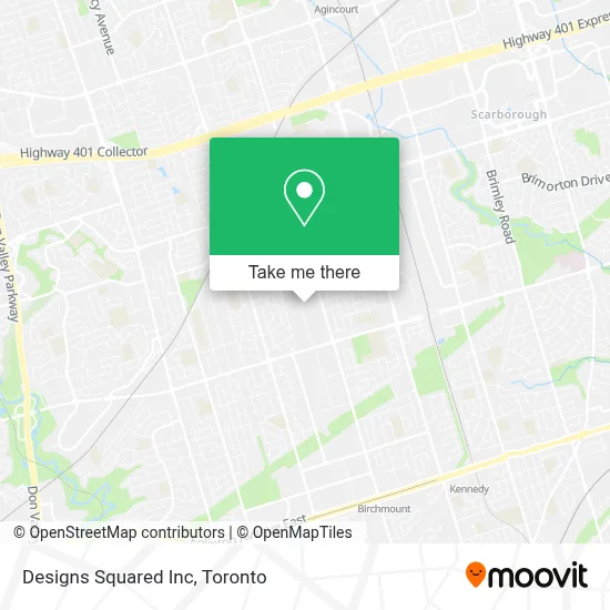 Designs Squared Inc map