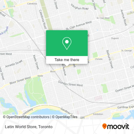 Latin World Store map