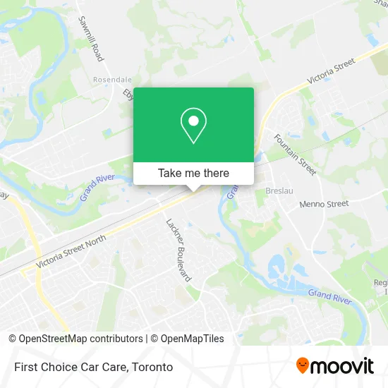 First Choice Car Care map