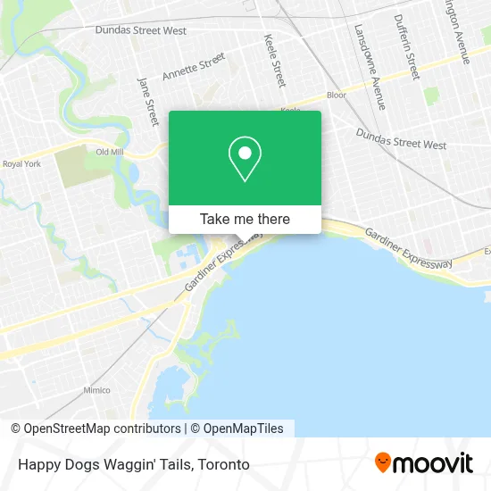 Happy Dogs Waggin' Tails map
