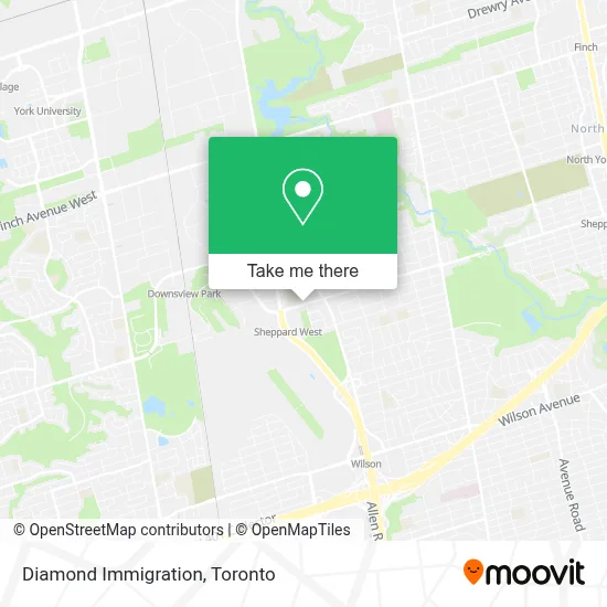 Diamond Immigration map
