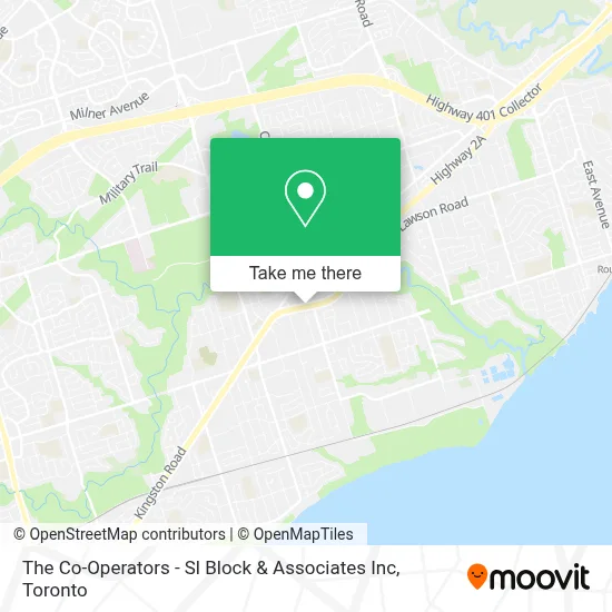 The Co-Operators - Sl Block & Associates Inc map