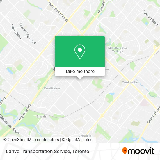 6drive Transportation Service map