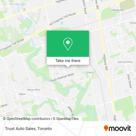Trust Auto Sales map