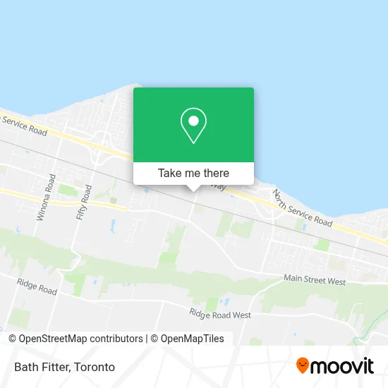 Bath Fitter map