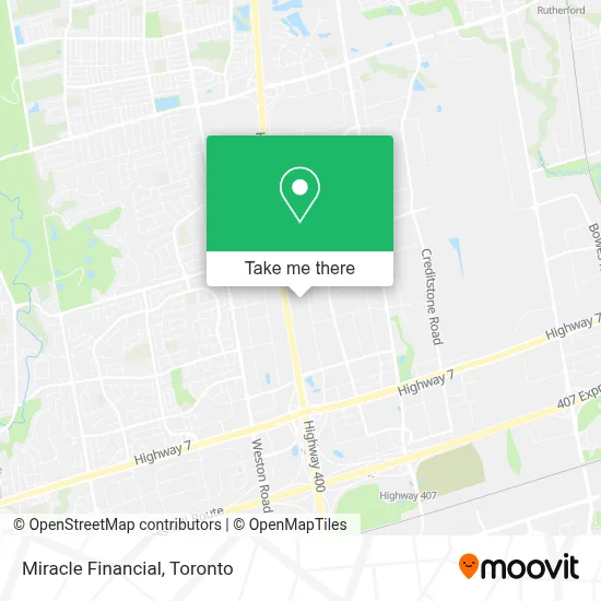 Miracle Financial map