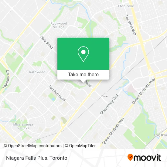 Niagara Falls Plus map
