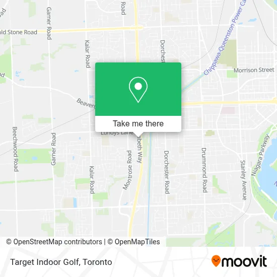 Target Indoor Golf map