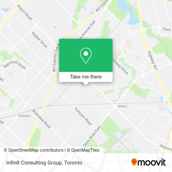 Infin8 Consulting Group map
