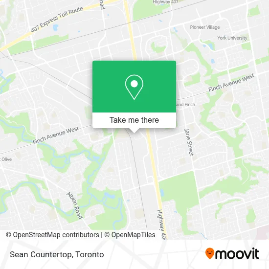 Sean Countertop map
