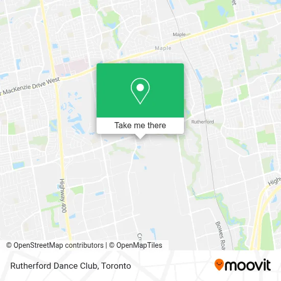 Rutherford Dance Club plan