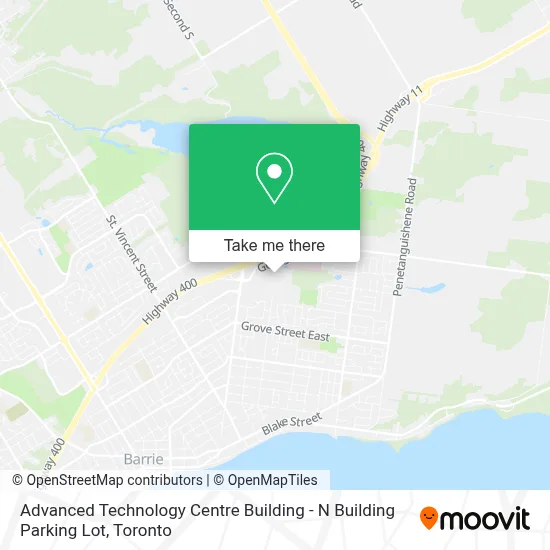 Advanced Technology Centre Building - N Building Parking Lot map
