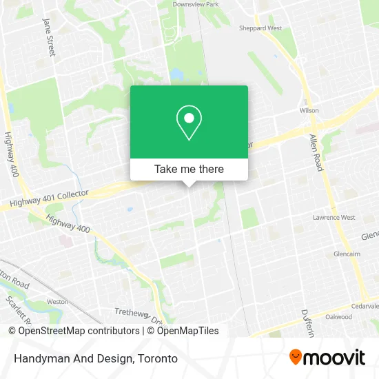 Handyman And Design map