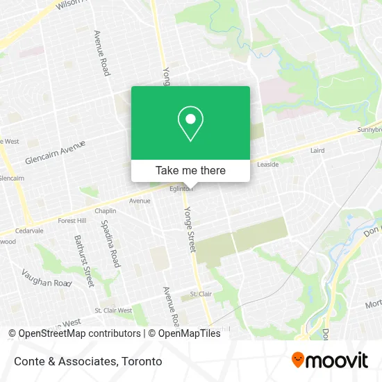 Conte & Associates map