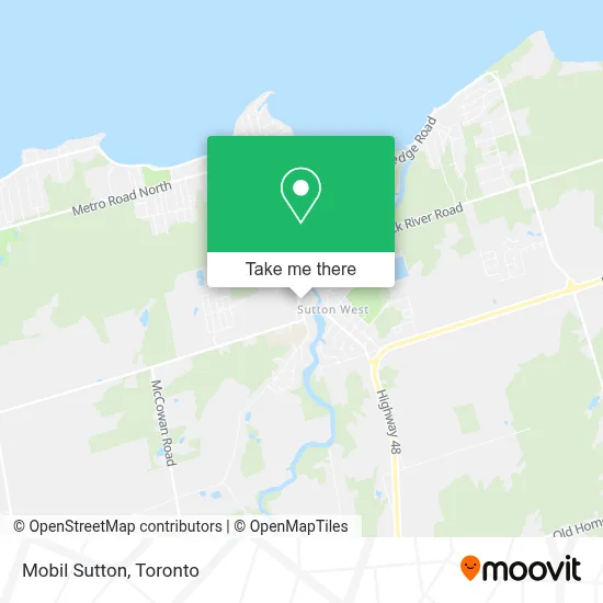 Mobil Sutton map