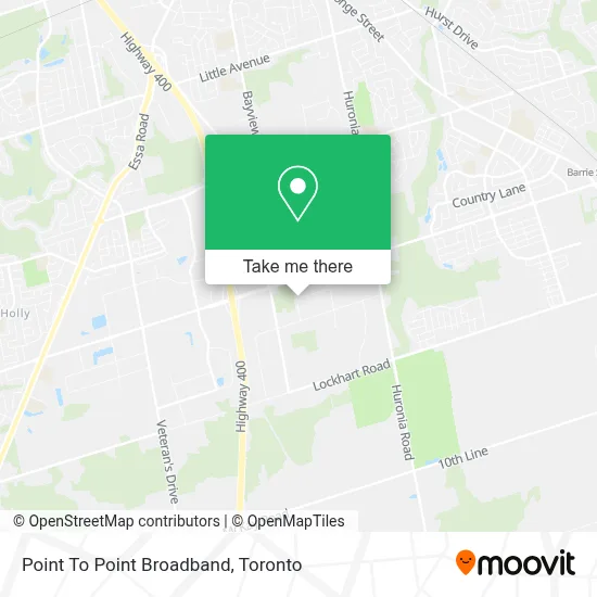 Point To Point Broadband map