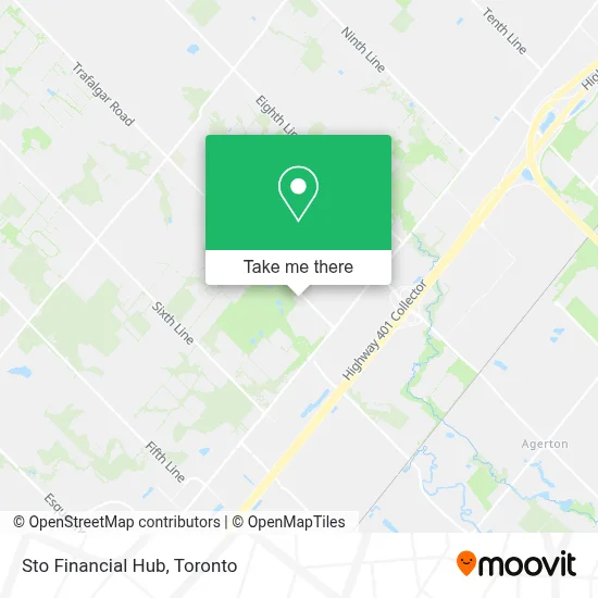 Sto Financial Hub map
