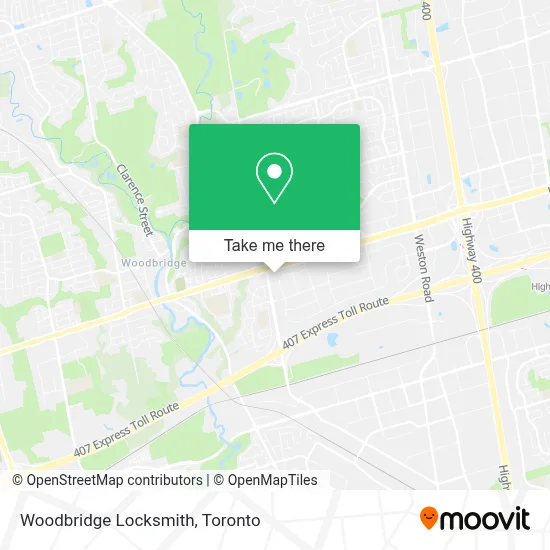 Woodbridge Locksmith map