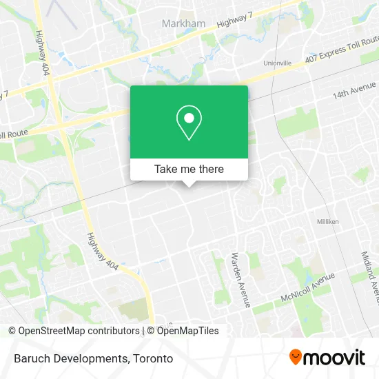 Baruch Developments map