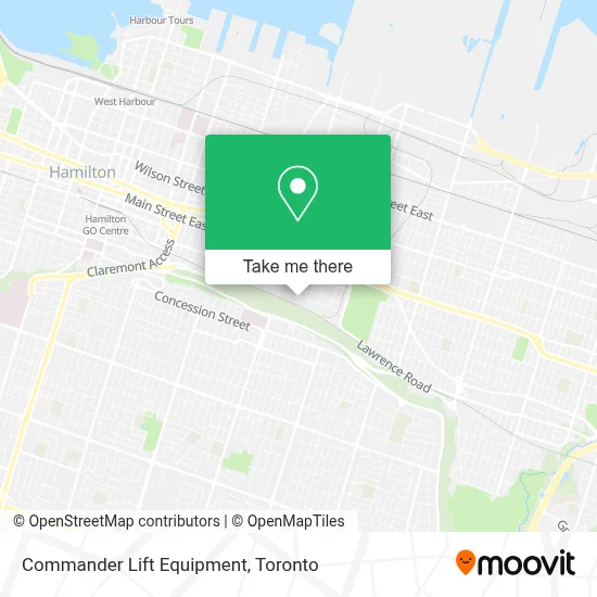 Commander Lift Equipment map