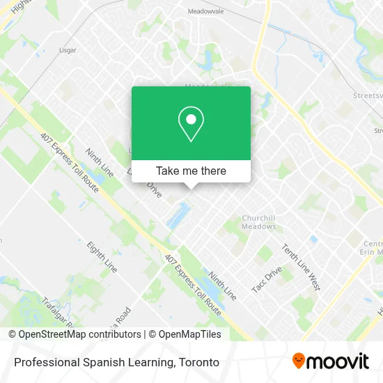 Professional Spanish Learning map