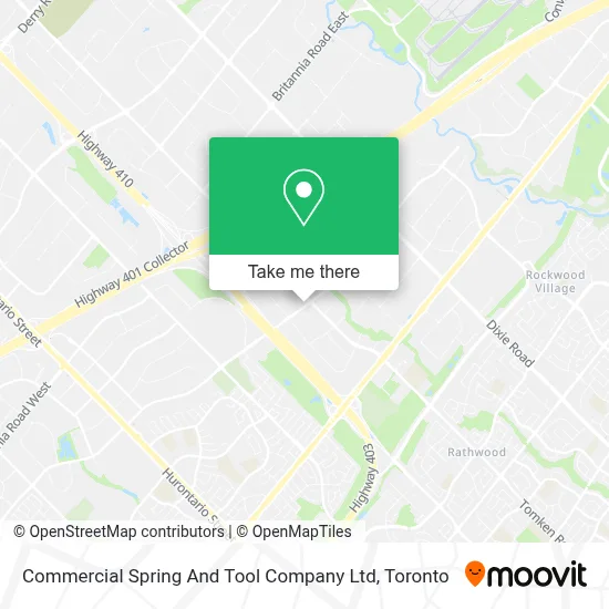 Commercial Spring And Tool Company Ltd map