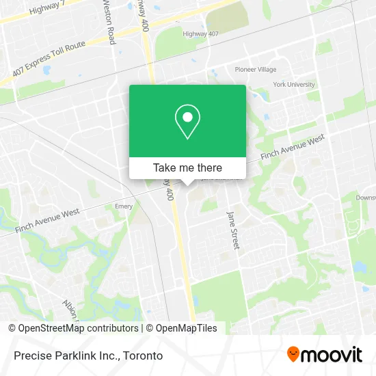 Precise Parklink Inc. map