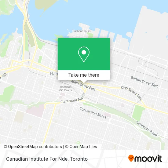 Canadian Institute For Nde map