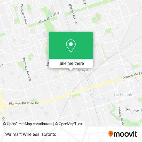 Walmart Wireless map