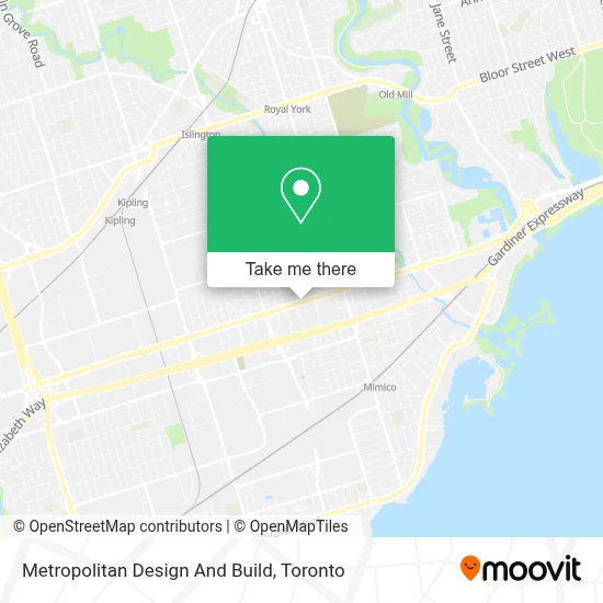 Metropolitan Design And Build map