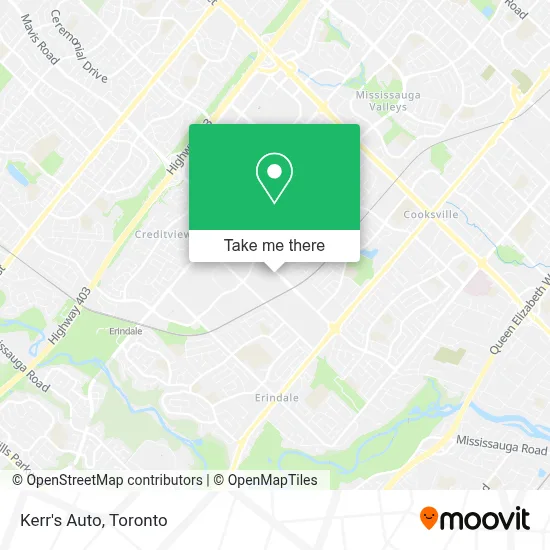 Kerr's Auto map
