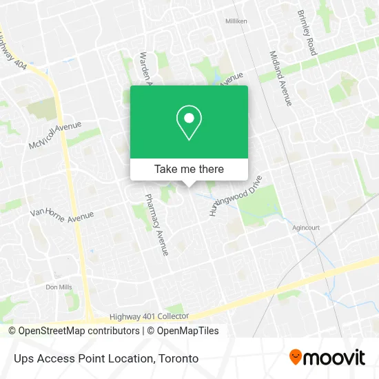 Ups Access Point Location plan