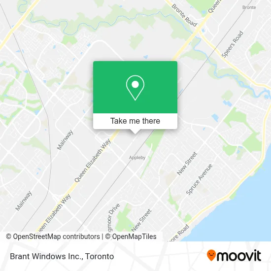 Brant Windows Inc. map